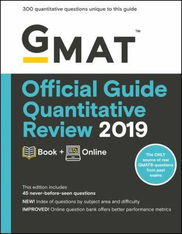 USED-GMAT Official Guide Quantitative Review 2019: Book + Online by Gmac (Graduate Management Admission Coun (Paperback)