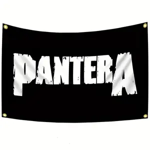 Pantera Band Printed Wall Tapestry, Durable Decorative Tapestry, Music Theme Home Bedroom Decor, Room Accessories, 40x60 inch Wall Hanging for Bedroom or Living Room, American Flag Tapestry Decor, Banner Gift for Fans