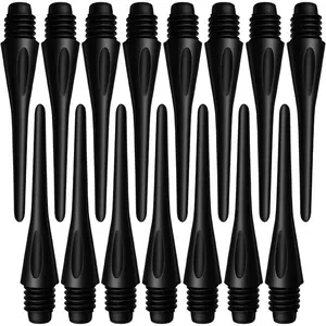 Soft Tip Dart Points 150/300/600 Pack - 2BA Thread Plastic Dart Tips Replacement Dart Accessories Set - Black