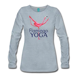 Flamingo Yoga Women's Premium Long Sleeve T-Shirt