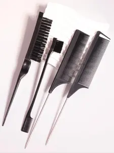 Hair Styling Comb Set, Durable Hairdressing Comb, Rat Tail Comb & Double Sided Edge & Back Brushing Comb, Wigs Tools & Accessories for Women & Men, Gifts for Wife