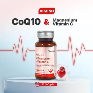 JOSEND  3-in-1 CoQ10, Magnesium & Zinc | Clinically Tested for Heart Health, Immunity, and Energy | 60 Capsules