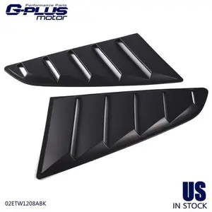Fit For 2015-2020 Ford Mustang GT V6 Quarter 1/4 Side Window Louver Scoop Cover