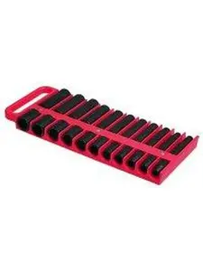 Lisle 1/2 in. Drive Red Magnetic Socket Holder