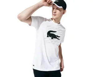 Lacoste SPORT Reflective Crocodile Print Mens Active Shirts & Tees