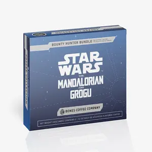 Bones Coffee Company | Star Wars Bounty Hunter Bundle Collector's Box | Flavored Coffee Bags 12oz Medium Roast Arabica