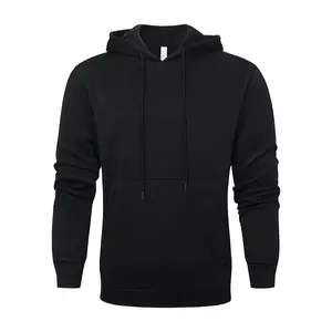 Men's Fleece Hoodies Sweatshirts Casual Athletic Workout Long Sleeve Sport Front Pocket Pullover Hooded Sweatshirts Fall Winter Outwear Hooded