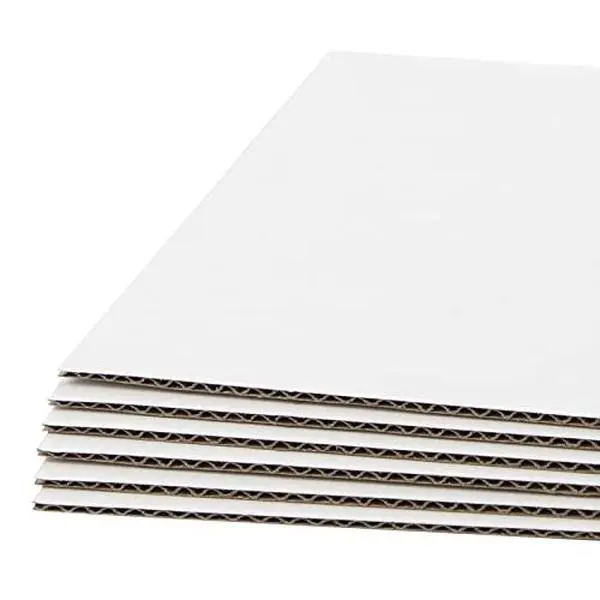 Golden State Art, 10x10 Corrugated Cardboard Layer Pads 1/16" Thick, Great for Crafts, Mailing, Packaging