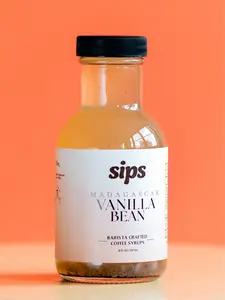 Sips Madagascar Vanilla Bean Coffee Syrup