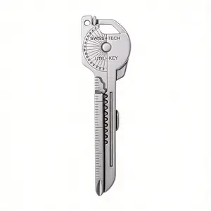 8-Function All-in-1 Survival Multitool - Compact Folding Mini Knife, Screwdriver, Emergency Tools - Camping Gear for Outdoor Enthusiasts