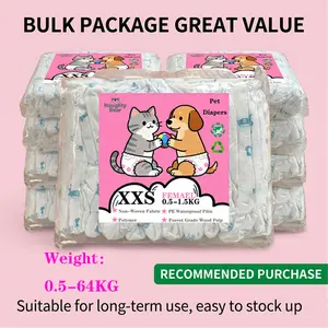 Pet Paper 12pcs/pack Suitable Cats Dogs Breathable Safe Diaper Pad Protector Splash-proof