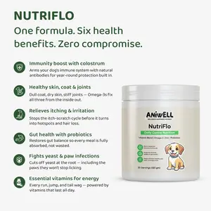 Aniwell NutriFlo for Dogs: Premium Multivitamin and  Nutritional Supplement for Dogs