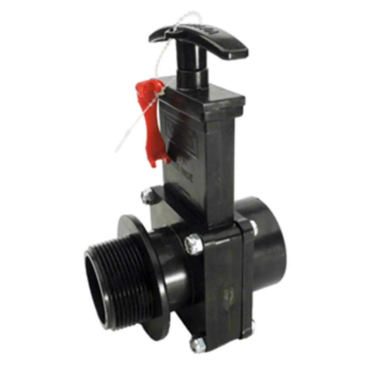 212 MAIN 1.5 in. ABS Plastic Gate Valve, Threaded Pipe Fitting with Female-Male Ends for Spas and Aquatic Equipment, Swimming Pools, Threaded Ends, Female Pipe Thread