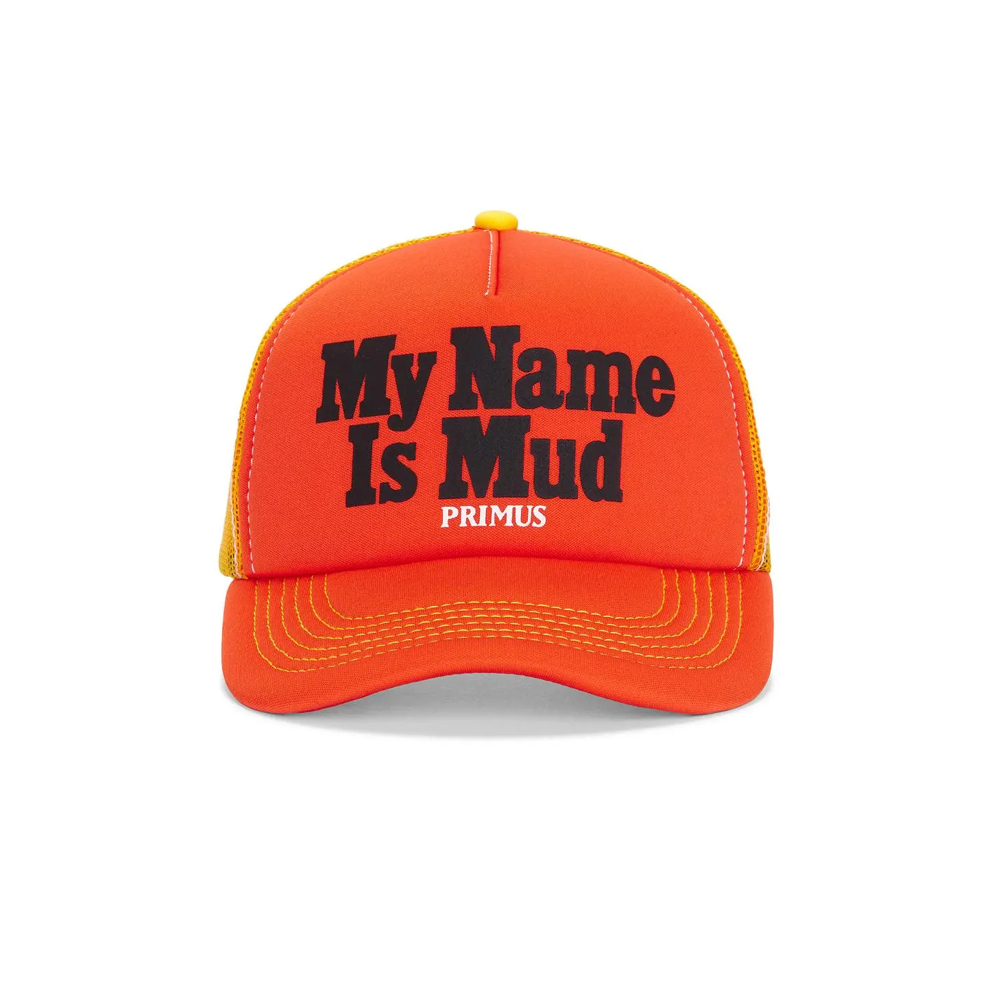 Pleasures x Primus Mud Trucker Hat in Orange