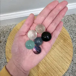 Fluorite Crystal Mini Spheres Small