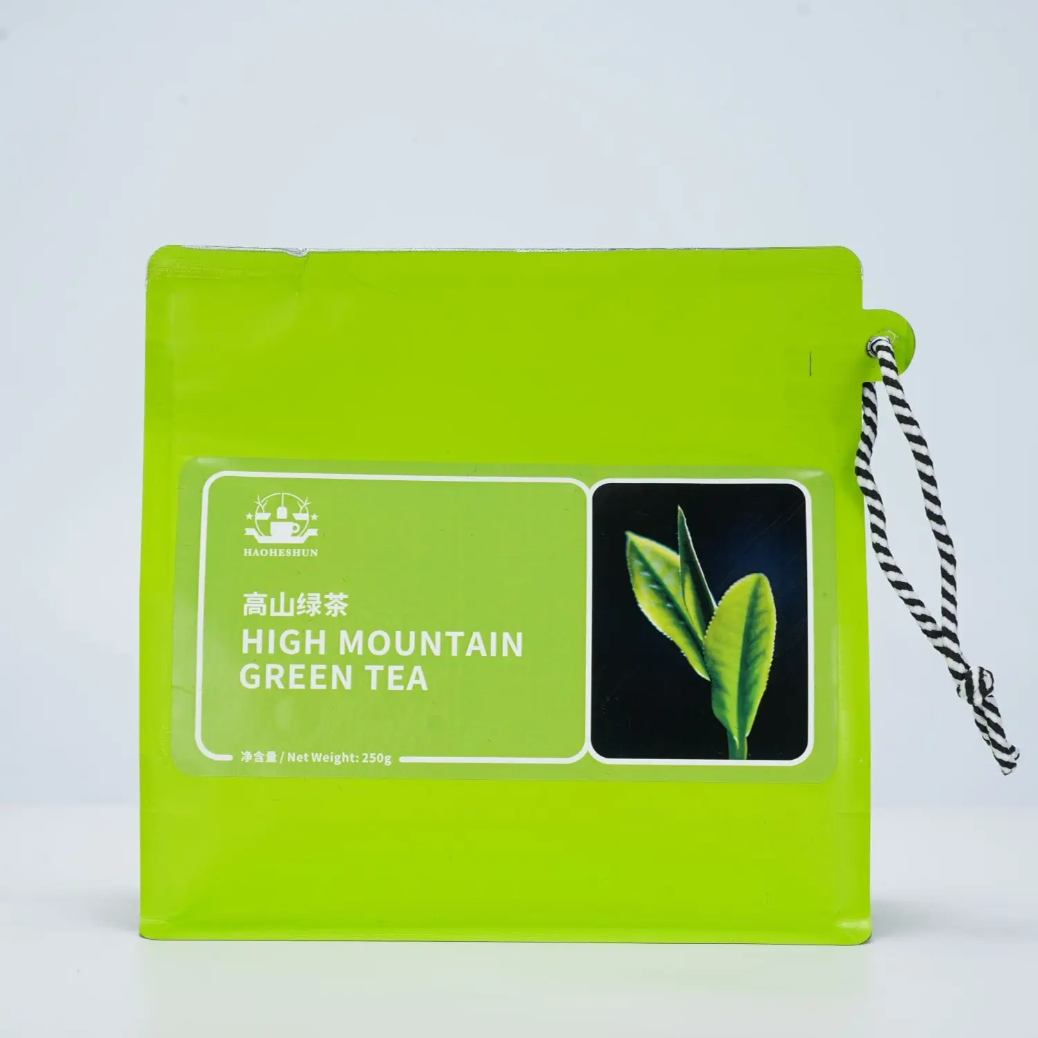HaoHeShun 250g Premium Loose Leaf Green Tea - First Harvest Hand-Harvested Tender Buds, Rich Soybean Aroma, Caffeine-Free, Non-GMO, Sweet, Unflavored, Antibacterial Natural Beverage, First Harvest Tea