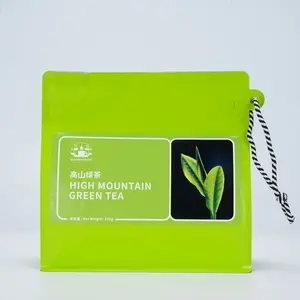 HaoHeShun 250g Premium Loose Leaf Green Tea with Rich Soybean Aroma & Tender Buds Leaves Handpicked Extra Large Portion Natural Beverage Flavor1