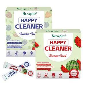 Newpie Superfoods Happy Cleaner Probiotic Powder,Watermelon Flavor Prebiotic & Probiotic Powder,Organic Fiber,Sugar Free,Gut Health,Natural Antioxidant for Women Men (20 Packet, Mixed Berry)