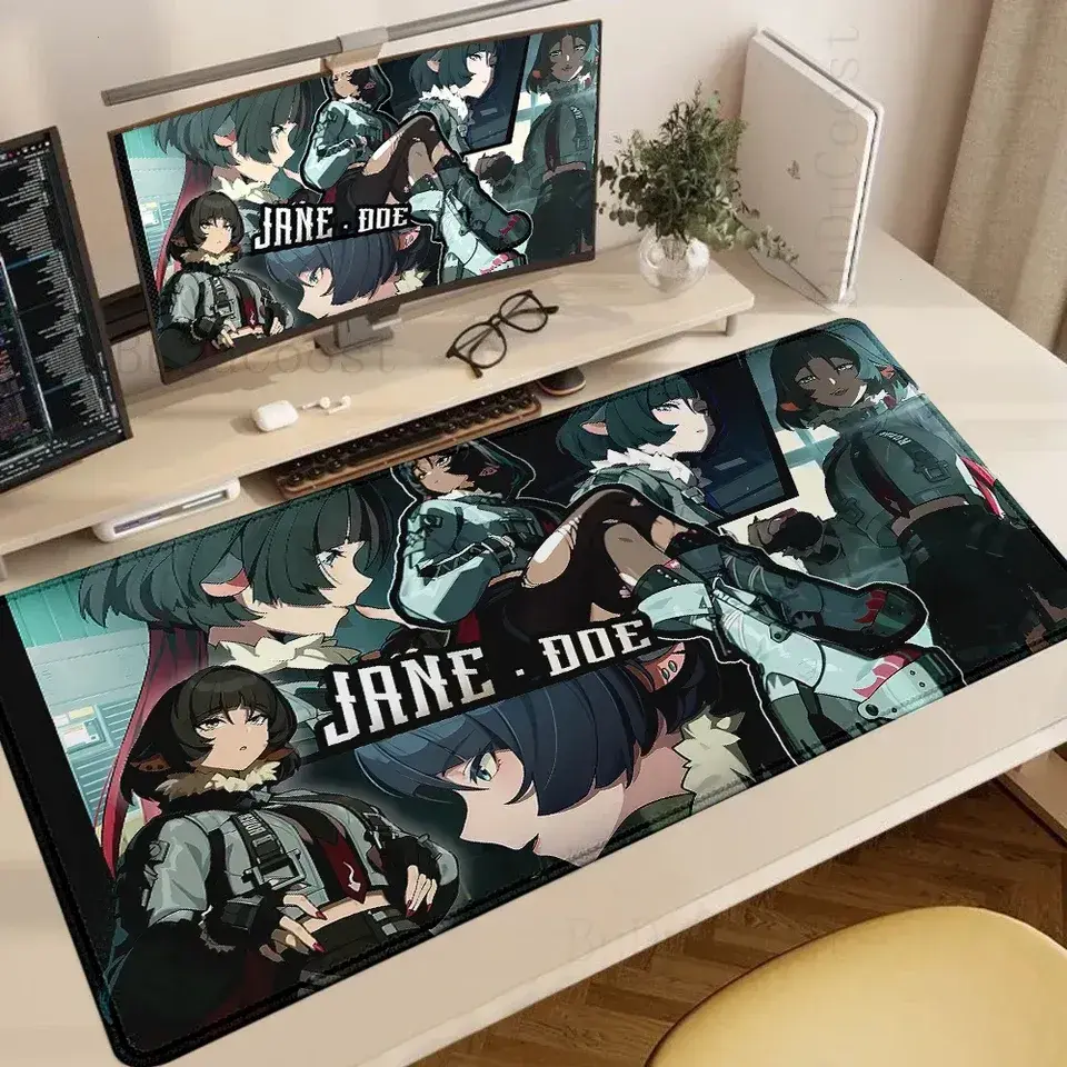 [Sale off up to 65%][Free Ship] Best Sellers Zenless Zone Zero Jane Doe electronic sports Rubber Mousepad Locking Computer Office XXL HD Printing Desk Mouse Pad