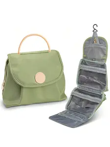 Travel Toiletry Bag with Hanging Hook Waterproof Cosmetic Organizer Makeup Organizer Pouch for Women Men Portable Toiletries Storage Pouch for Trip