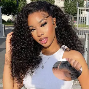 Wear And Go Curly Wigs 5x5 6x4 Hd Lace Closure Wig Deep Wave Wigs 7x5 9x6 Closure Human Hair Wig Glueless Wigs Natural For Women