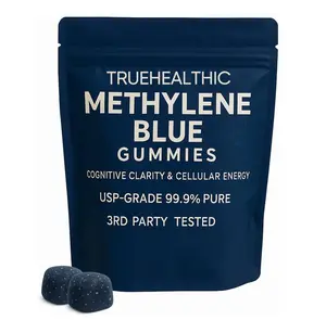 Methylene Blue Gummies, for Cognitive Support & Mental Focus, Clean 5mg of Methylene Blue Per Gummy, 99.9% Pure, Vegan, Non-GMO, 30 Gummies