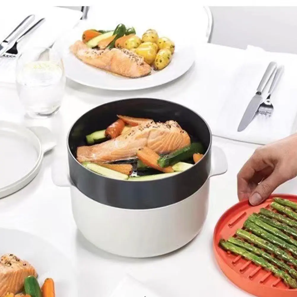 Microwave Magic Steamer: Quick & Healthy Cooking Made Easy
