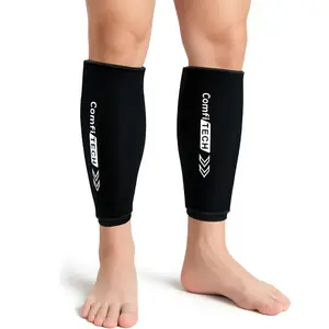 ComfiTECH Shin Splint Ice Pack Wrap 2 Pack, Reusable Leg Ice Pack Sleeve for Knee & Calf, Flexible Gel Cold Pack for Ankle & Arm, Hands-Free Design for Comfort and Support