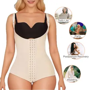 2026 Popular High-Compression Butt-Lifting Faja Bodysuit with Tummy Control & Breast Shaping shapewear full