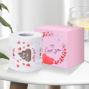 Valentines Day Gifts for Him/Her, Romantic Novelty Gifts Toilet Paper, Funny Gag Gifts for Adults Men Women Boyfriend Girlfriend, Valentines Day Decor for Party Supplies Christmas Stocking Stuffers