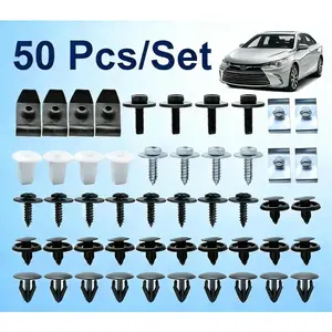 50x Body Bolts U-nut Clips M6 Engine Under Cover Splash Shield Guard for Toyota