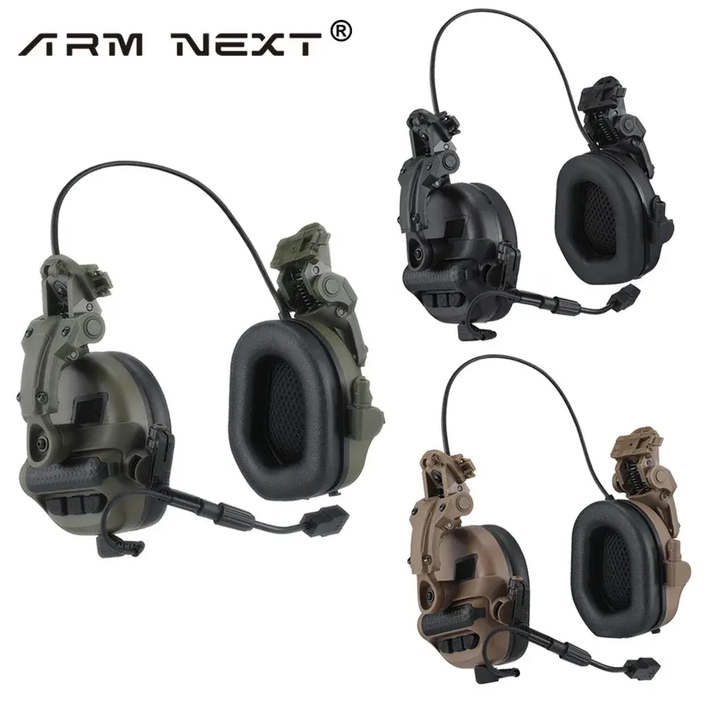 Tactical Electronic Earmuffs, Low Profile Composite Hearing Protection with 23 NRR, Sound Activated Compression for Shooting and Hunting, Steel Toe Cap