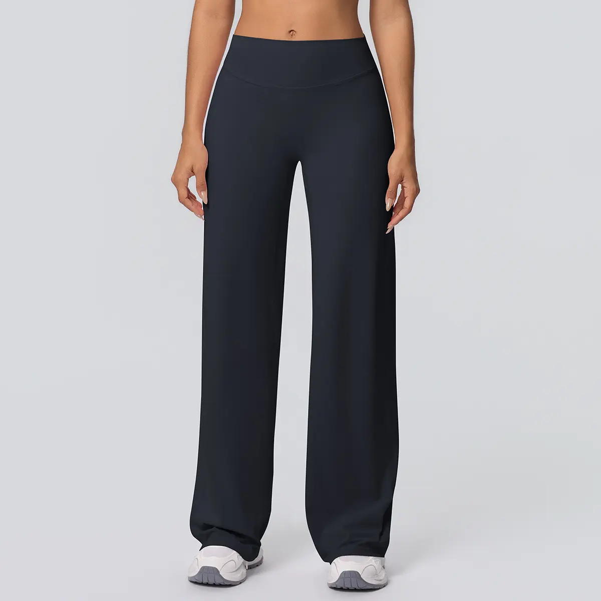 Double-sided brushed solid-color high-waisted loose Quick-drying breathable flared gym running fitness yoga pants workout Apparel for women Activewear transformation pilates gymgirls gym clothes women comfortable daily wear, Female, Slim Fit Apparel