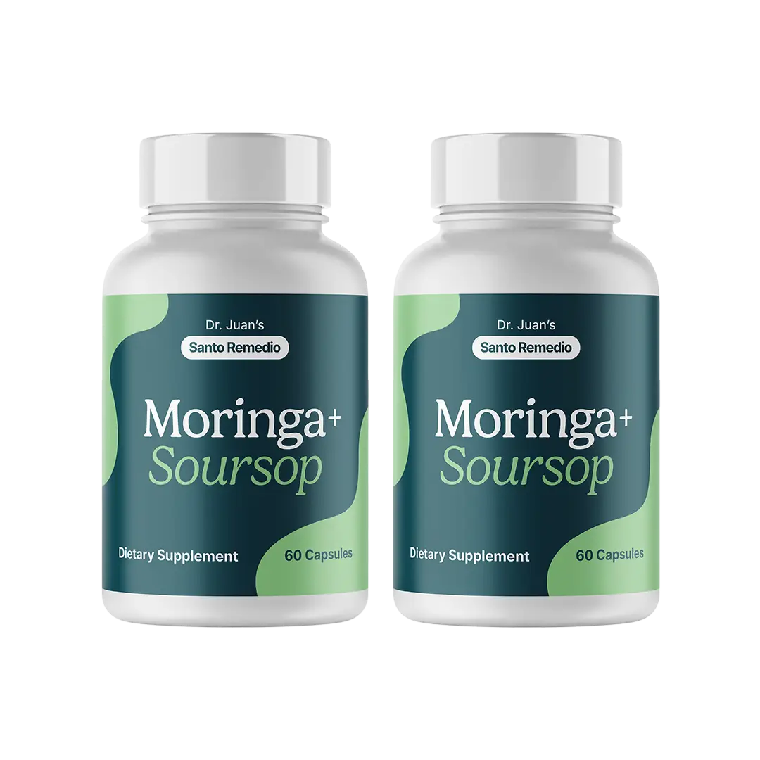 Santo Remedio Moringa + Soursop (2-pack), 30 servings per bottle