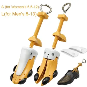 Shoe Stretcher for Women & Men – Professional 2‑Way Adjustable Boot Stretcher, Width & Length Expander for Too Tight Shoes, Relieves Bunions, Corns, Heel Pain – Durable Plastic Shoe Tree for Sneakers, Dress Shoes, Boots