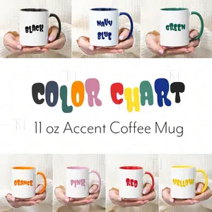 mug 11oz black and white cute