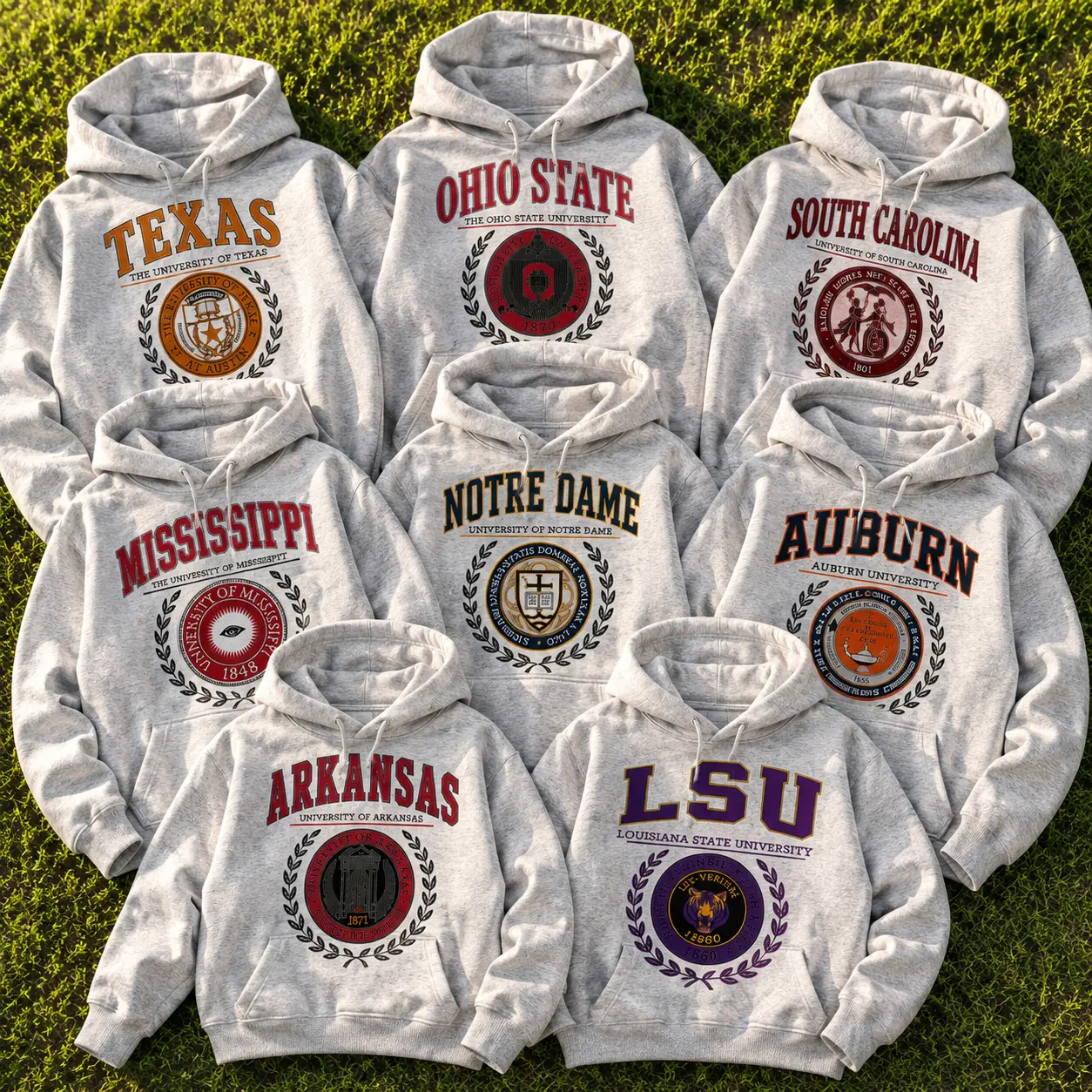 Vintage College Crest Graphic Hoodie, Retro University Seal Hoodies, Classic Campus Shirt, Collegiate Style Apparel, Soft Unisex Cotton Hoodie, Alumni Gift