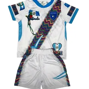 Guatemala Tipico Kids Set Jersey and Short - Ideal for Kids, Versatile Use, Comfortable Fit Sports Apparel Sporty Style Clothes