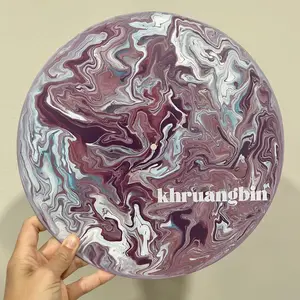 Khruangbin Fan Art | Repurposed Painted Vinyl Record Album Wall Art