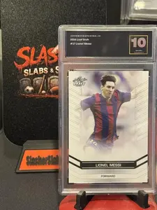 World Cup Argentina Captain 2016 Leaf Draft #17 Lionel Messi Graded Gem Mint 10