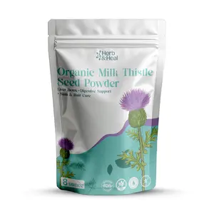 Organic Milk Thistle Seed Powder for Tea, Hair & Skincare DIY Remedies (8 oz)
