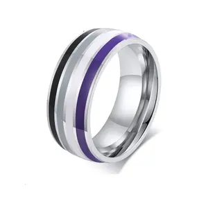 Asexual Pride Ring