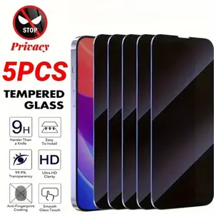 Value-for-money anti-peeping suit For iPhone 17/16/15/14/13/12/11 Pro Max series privacy screen protector anti-spy tempered glass cellphone shockproof full coverage protection protective