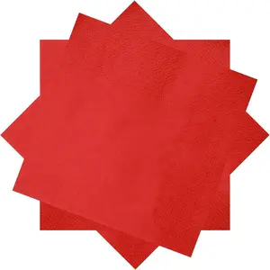 300 Count Red  Napkins,2-Ply Red Paper Napkins,Disposable Beverage Napkins for Bar,Weddings, Birthday,Party