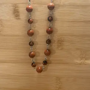 Sunstone natural stone necklace