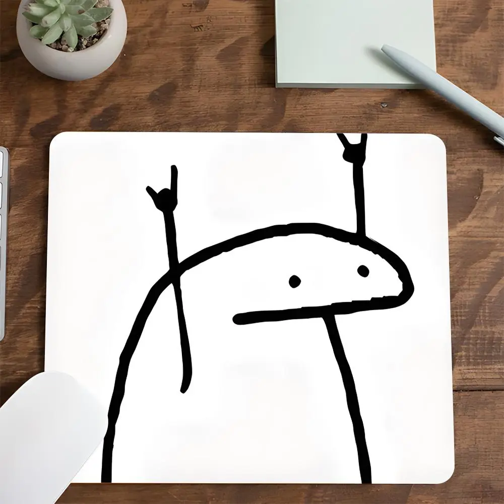 Fun Doodle Square Gaming Mouse Pad, Computer Mouse Pad, Non Slip Mousepad, Minimalist and Abstract Art, Non-Slip Rubber Edges, Washable Small Size for Laptops & Desktops, Unique Gift for Boys, Girls & Kids, Desk Accessories