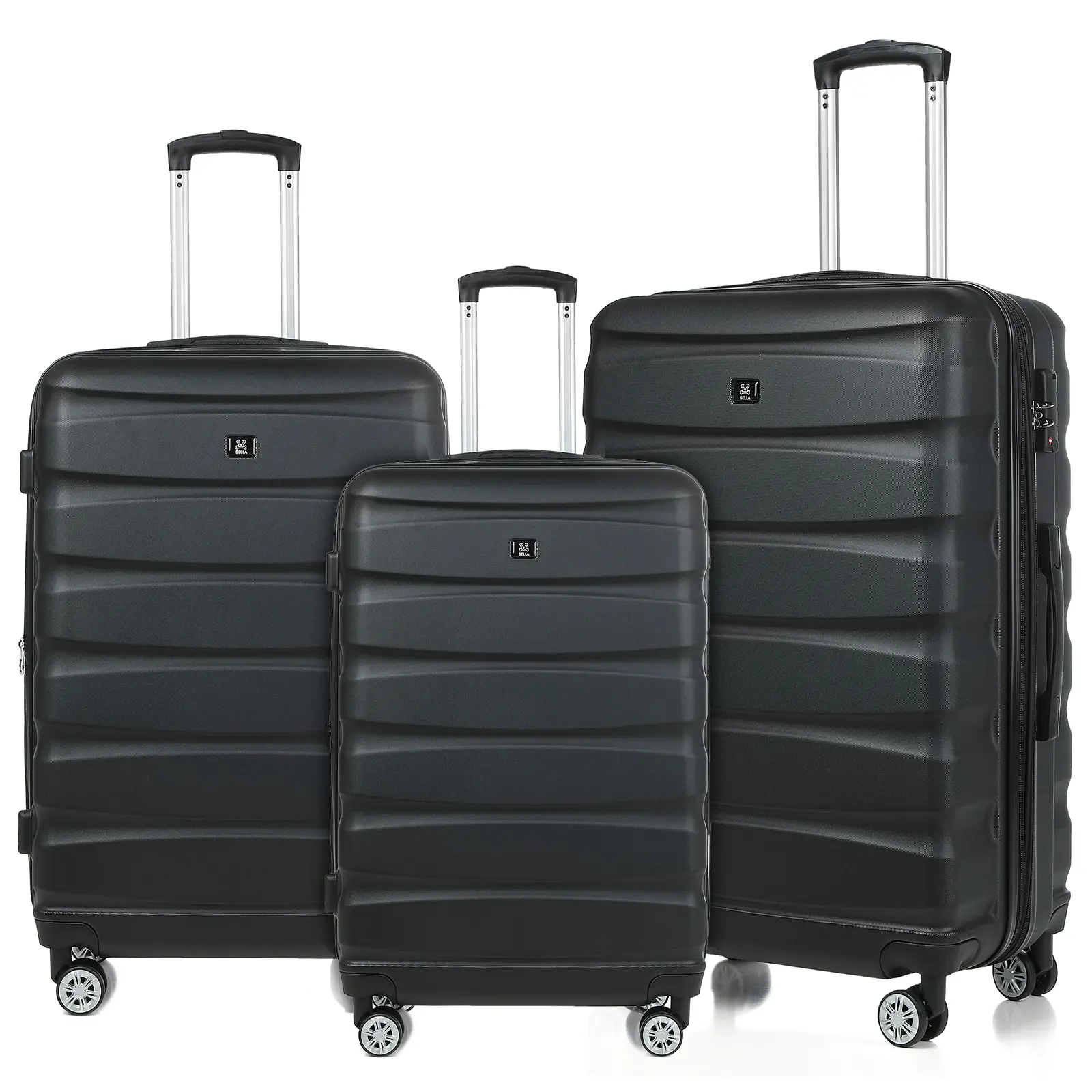 suitcase set 3 Piece Luggage Sets ABS Hardshell Durable Suitcase, Spinner Wheel, Lightweight TSA Lock, 20/24/28 Inch tsa lock