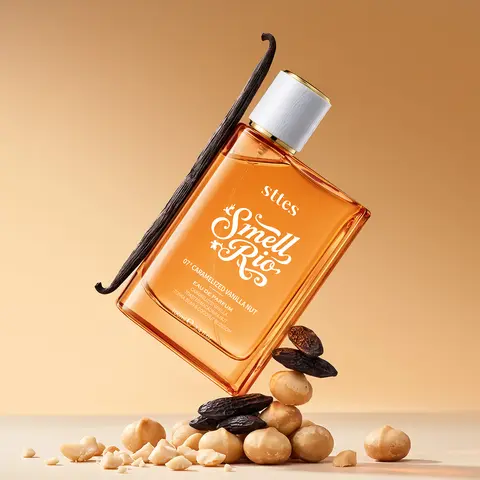 Sttes Smell Rio 07 Caramelized Vanilla Perfume for Women,gourmet fragrance Long lasting Eau de Parfum with sea salt, white chocolate, tonka bean and coconut blossom notes, 100ml / 3.4 fl oz