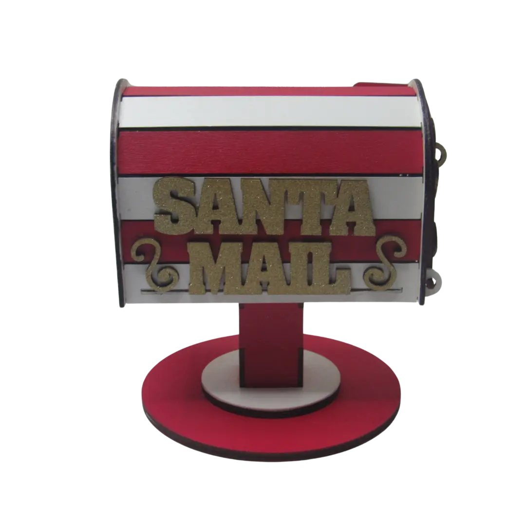 Santa Mailbox for Letters – Charming Christmas Decor Gift