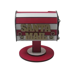 Santa Mailbox for Letters – Charming Christmas Decor Gift